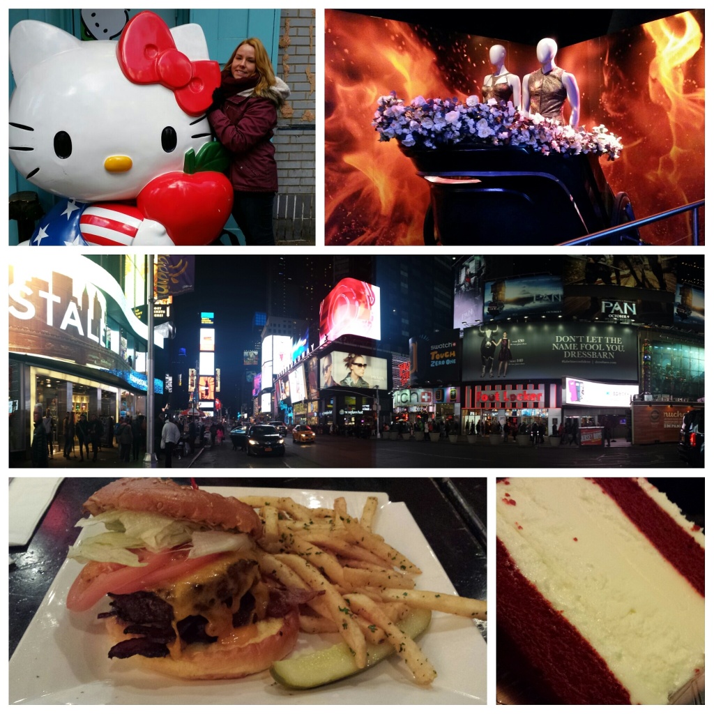 Review Oktober/ November - Welcome to New York! Hunger Games Exhibition - Times Square - Burger - Cheesecake