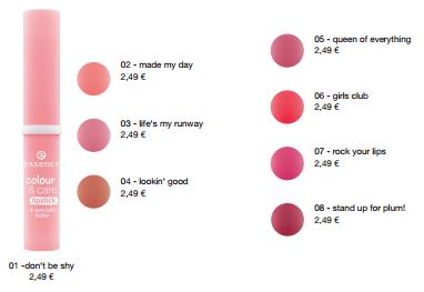 essence Neuheiten Herbst/ Winter 2016 - colour & care lipstick