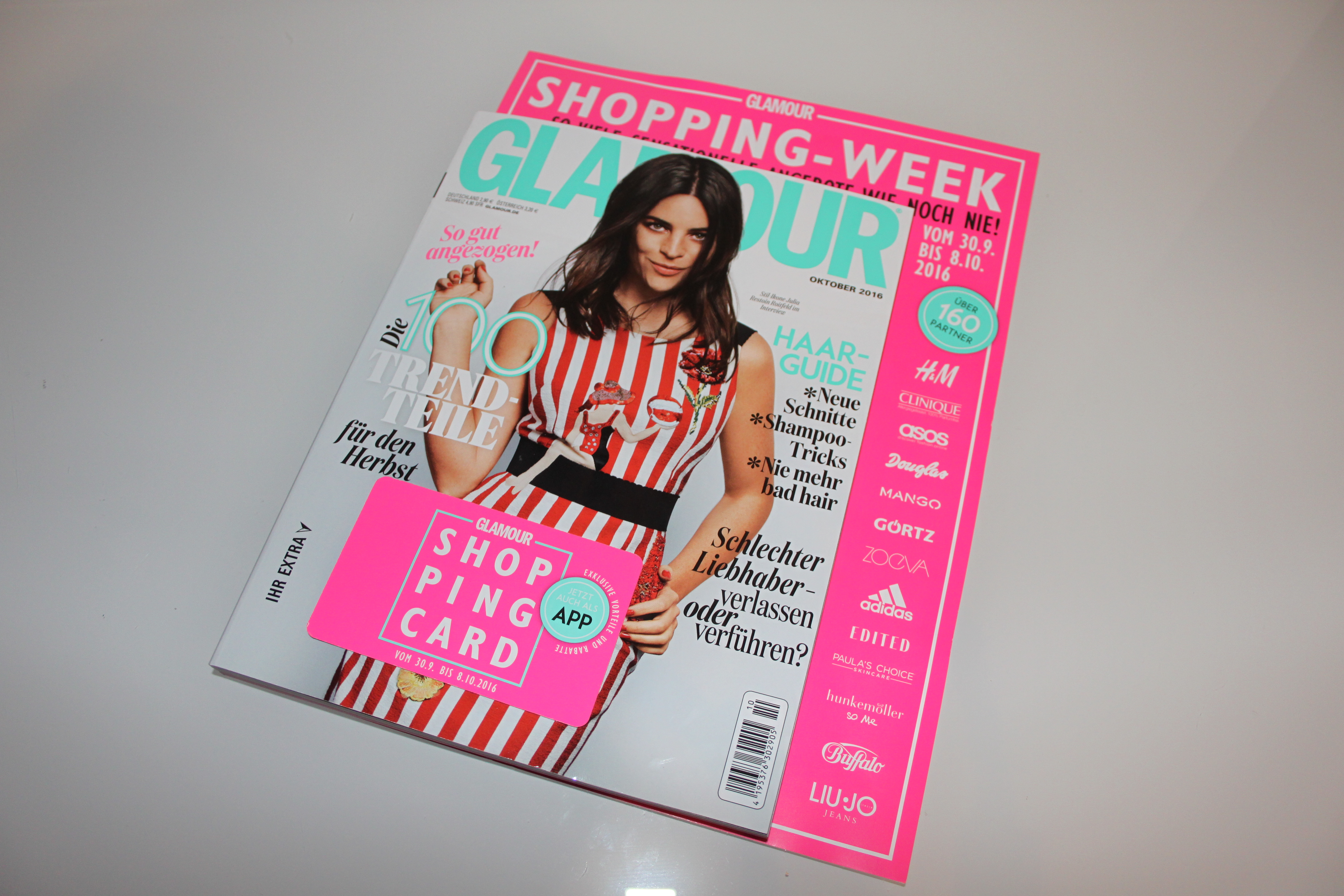 Glamour Shopping Week Herbst 2016 - Cover